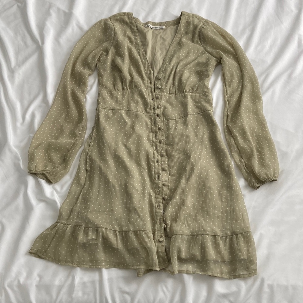 AF Light green polka dress